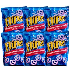 Flipz 草莓起士蛋糕椒鹽蝴蝶餅, 90g, 6包