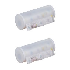 圓形廚房紙巾盒, 混色, 2個