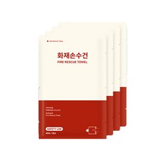 SAFETY LAB 火災用防護手帕, 單色, 4包