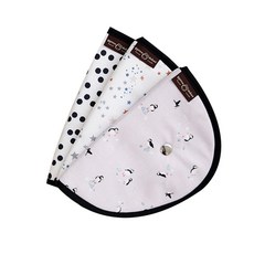 꿈두부 아동용 안전벨트가드 심플 3종 세트, 1세트