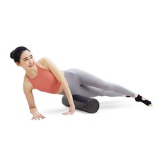 EGOJIN EPP 泡棉瑜珈按摩滾筒, 黑色