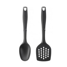 쿠진아트 나일론 스푼 CTG-15-SSKR + 구멍 뒤집개 CTG-15-LTKR, 혼합색상, 1개, 혼합색상 나일론 스푼