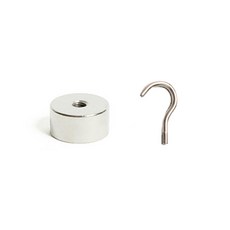 네오디움 홀더자석 30 x 15 mm + 체결용 고리 TAP M8, 1세트
