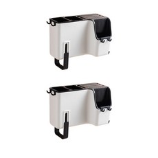 JHCompany 多功能廚房餐具架 2入, 黑色