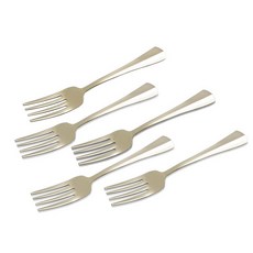 Queen Sense三角鈦製中叉 5支, 單色, 1套