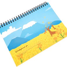 JLogue 濟州狍油菜A5常年周計劃+裝飾貼紙5p, 混色