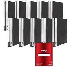 Formtec 獨立 Cree 文件 20 IC1327 10p + Formtec 文件索引標籤 3624 20p, 黑色的, 1套