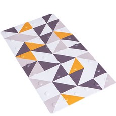 防滑PVC浴室淋浴腳踏墊 三角形, 1個