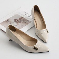 JACK&JILL 繫帶金邊中跟鞋 JA1102