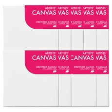 AP 正方形棉質畫布 10入, 棉布