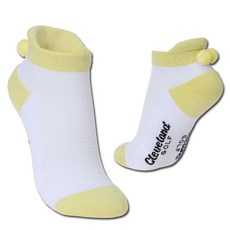 Cleveland GOLF Golf Bells 女式襪子 CGKWSS074, 檸檬
