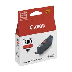 Canon 佳能 PFI-300R ASA 原廠墨水, 紅色, 1個