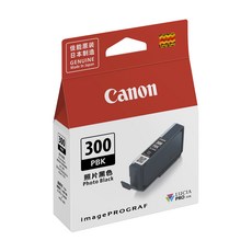 Canon 佳能 PFI-300PBK ASA 原廠墨水, 相片黑, 1個
