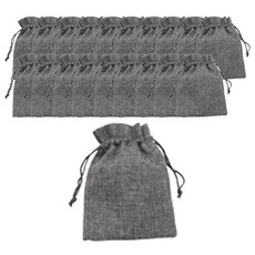 컬러 마소재 포장 주머니 중, 진그레이, 20개