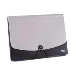 deLi 得力 Melting Home 經典文件袋, 黑色, 1個