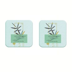 Vinterior薄荷綠浴室珪藻土托盤杯墊 C TYPE 19, 2個