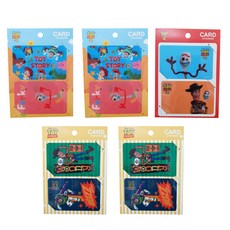 TOY STORY 玩具總動員 迪士尼玩具總動員人物貼A2入+B2入+C套組, 混色, 1組