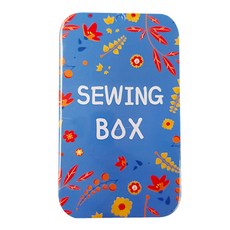 SHE'S LINE 便攜鐵盒+縫紉工具組, 混色, 1套