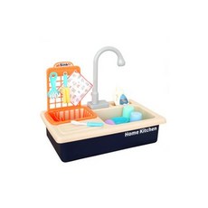 LET'S TOY 糖果怪物水槽廚房玩玩具, 藍色