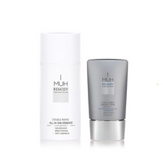 MUH 雙效精華 100ml+臻潤防曬霜 50ml, 1套