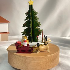 木質發條音樂音樂盒, 聖誕樹