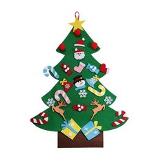 Acla DIY毛氈聖誕樹全套組, 1個, 壁掛型