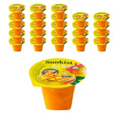 Sunkist Korea Yakult Cup Fruit Fruit in Juice Mango Cup, 100克, 24個