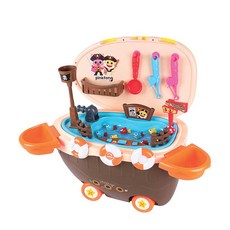 pinkfong 碰碰狐 海盜船釣魚玩具組, 混色