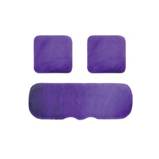 Meo 車用超細纖維坐墊3件組, 紫色, 1套