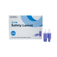 세이프티 일회용 안전 란셋 30g, 1개, 100개입