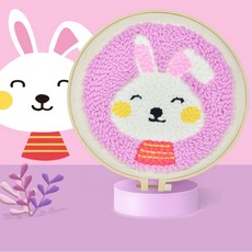 Gomigomi 戳戳繡 6款 DIY 全套組合, 可可兔, 1套