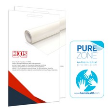 HEXIS 透明膠片貼紙 2p + 引導貼紙 SS 套組, 1套