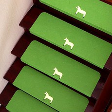 Sionnet 防滑夜光防滑樓梯墊, 綠色, 5個