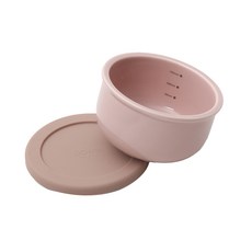 DOHO 副食品分裝碗, 粉色 深粉色, 1入, 180毫升