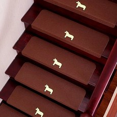 Sionnet 防滑夜光防滑樓梯墊, 夜光獨角獸棕色, 5個