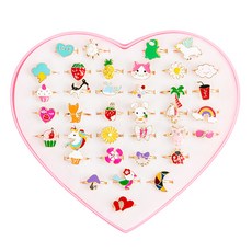 可愛造型戒子36件組