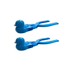 Living Warm鴨子形狀眼睛夾沙子夾 藍色 2入