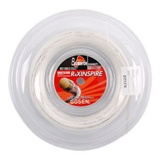 GOSEN R4X INSPIRE 240m 羽毛球卷繩腸線, 白色的