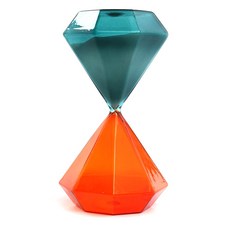 玻璃鑽石形狀沙漏 30分鐘, 混色