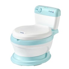 孩童學習馬桶, 藍色