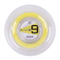 GOSEN G-TONE9 G-Tone 9 200m 羽毛球卷弦線, 黃色的