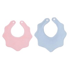 dou 圍兜 2入, 粉色 天空藍, 1組