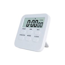 NINOC 多功能磁吸壁掛式計時器, 白色的, 1個