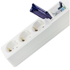 納米電線大容量多插座3端口, 1.5m, 1個