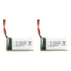 레프리카 이글드론2H 3.7V 리튬폴리머 배터리 350mAh TYH208107, 혼합색상, 2개