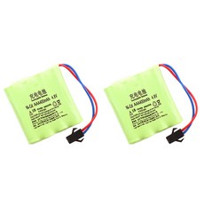 레프리카 SXTOYS 4.8V 니켈카드뮴 배터리 AAA 400mAh SXT245011, 혼합색상, 2개