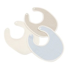 APPLE EYE 兔形純棉圍兜 3款, A款, 1組