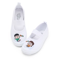 孩童卡通圖案棉質室內鞋