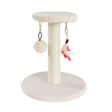 Regence 貓咪塔型貓抓板, 白色, 1個