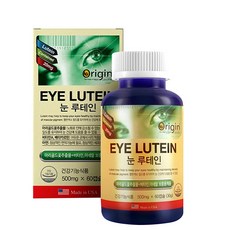 Origin 保健葉黃素膠囊 500mg, 1罐, 60顆